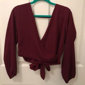 Wrap Crop Top